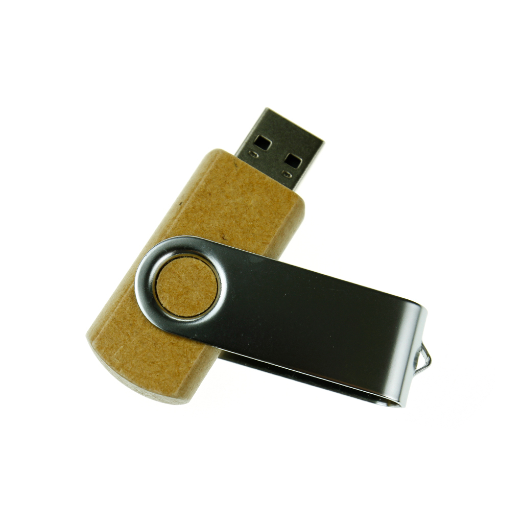 旋轉式木頭隨身碟