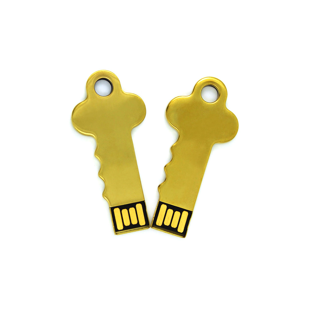 金色鑰匙金屬隨身碟 