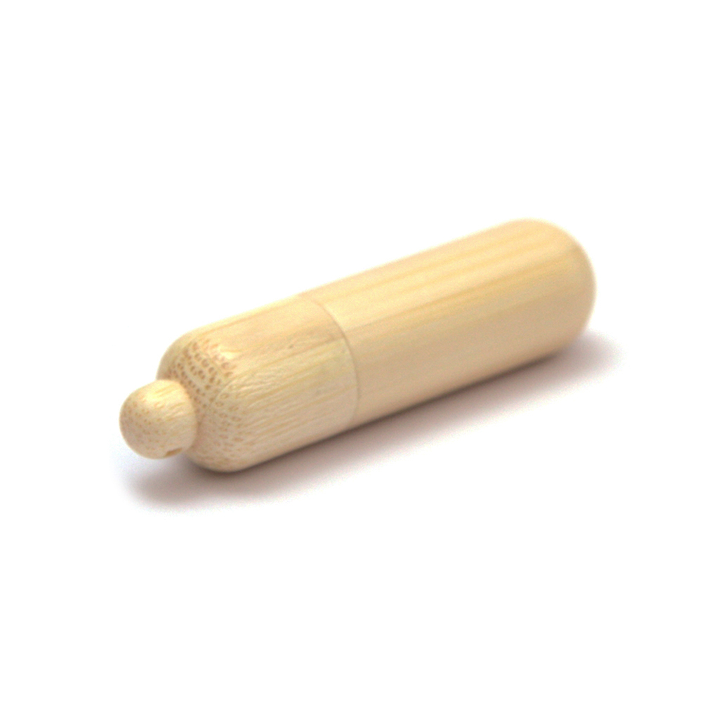 木頭圓印章隨身碟-