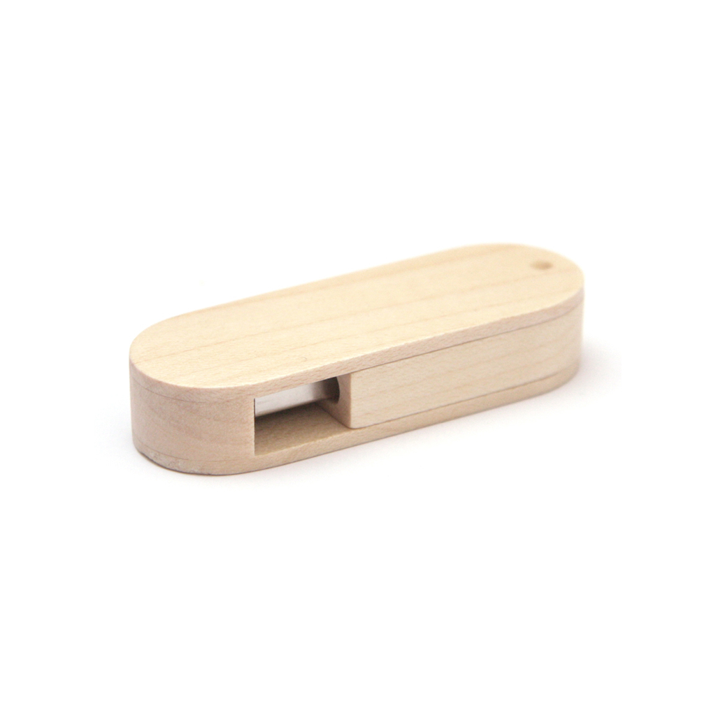 旋轉木紋隨身碟-