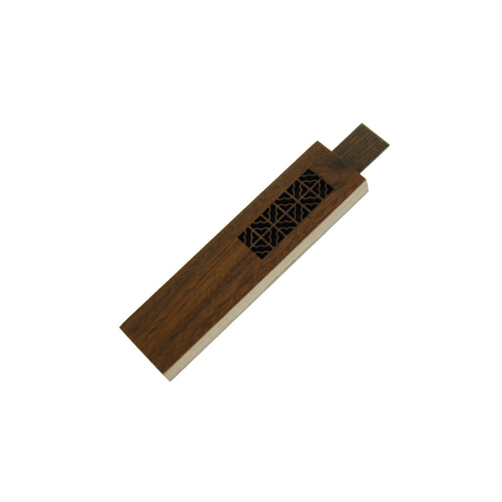 窗花雕刻木頭隨身碟 木紋隨身碟訂製-