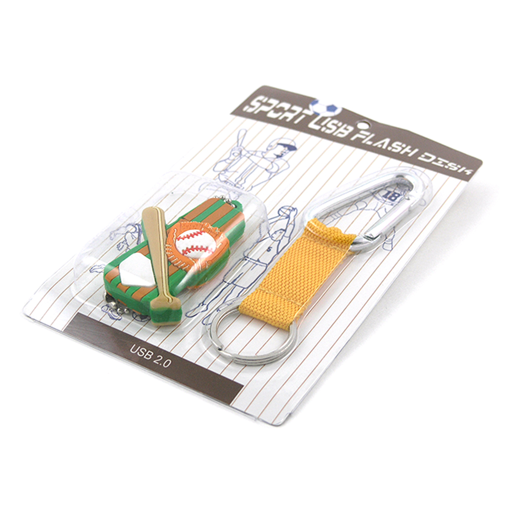 棒球造型隨身碟吊飾 球迷客製周邊-