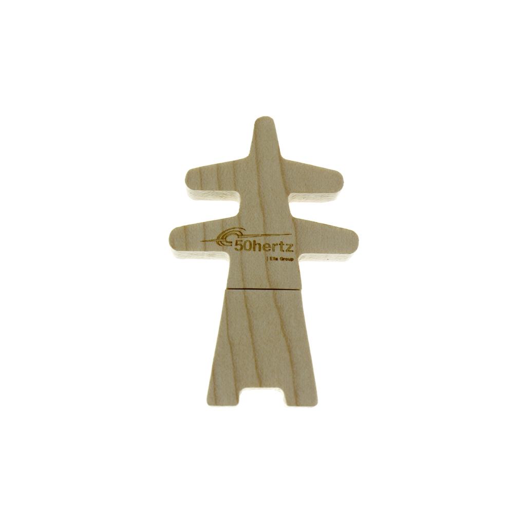 電塔造型木頭隨身碟-