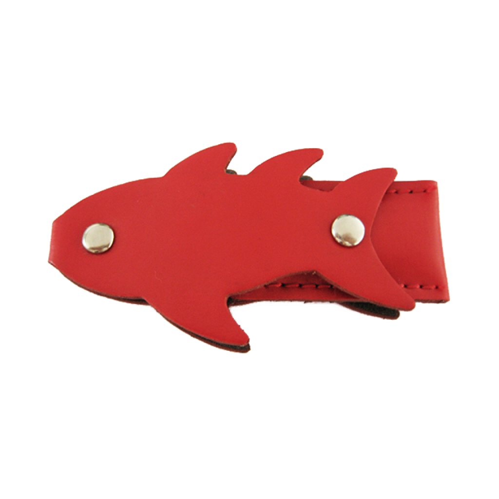 紅色魚造型皮革隨身碟-紅色魚造型皮革隨身碟