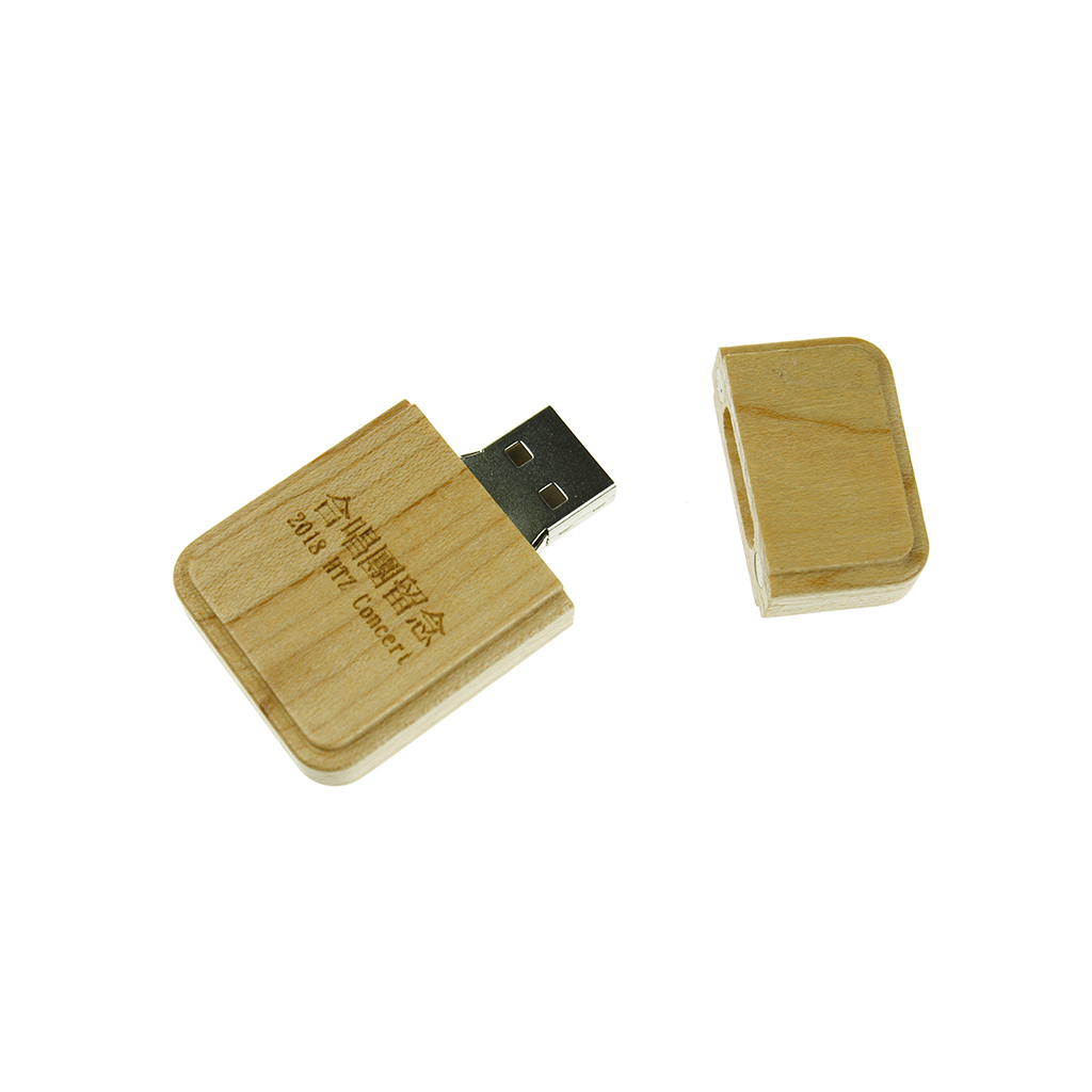 logo木頭方塊隨身碟-客製化logo木頭方塊隨身碟