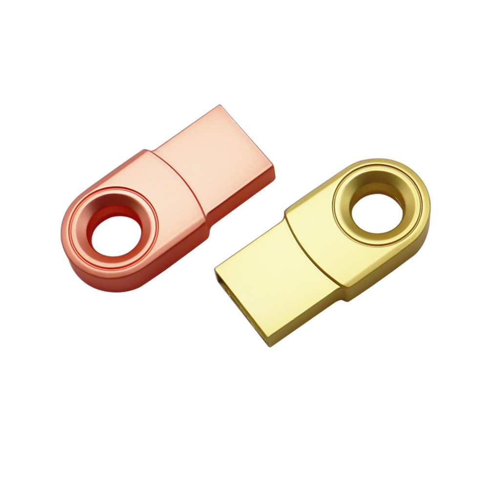 金色圓圈迷你隨身碟 -金色圓圈迷你隨身碟