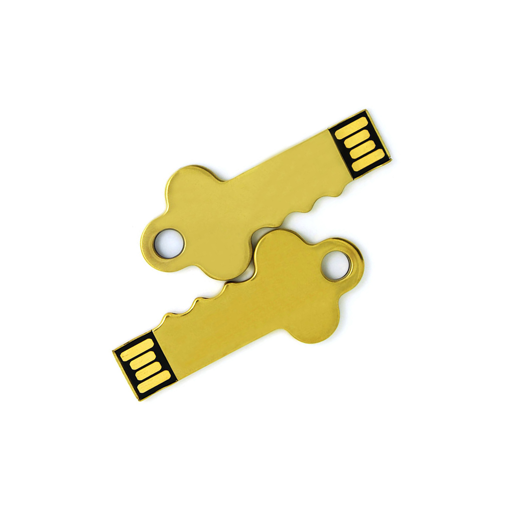 金色鑰匙金屬隨身碟 -金色鑰匙金屬隨身碟